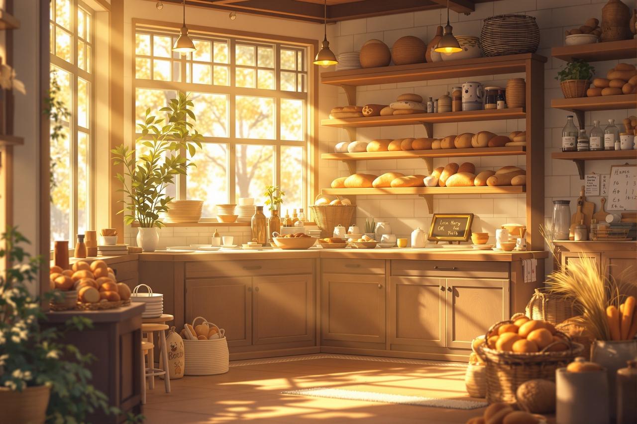 AI漫剧在線作品 - 猫咪的面包坊