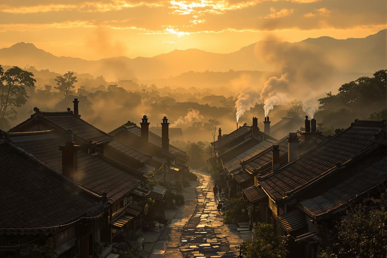 AI漫剧在線作品 - 故乡的炊烟